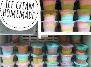 Foto resep Ice cream pop ice lembut homemade anti gagal