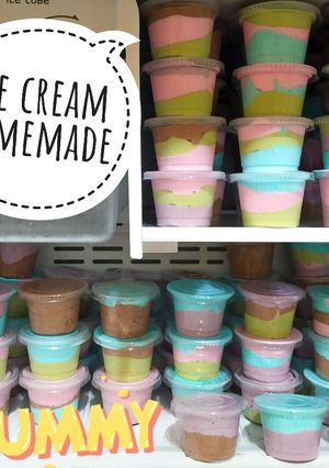 Foto resep Ice cream pop ice lembut homemade anti gagal