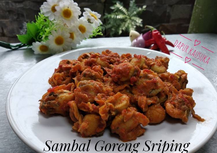 Cara Gampang Menyiapkan Sambal Goreng Sriping yang Lezat Sekali