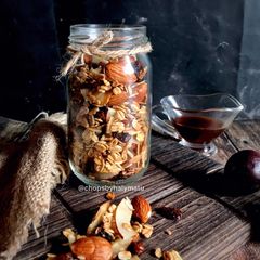 A picture of Homemade granola.