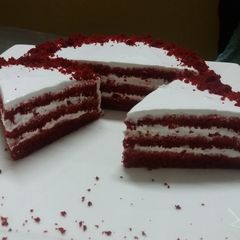 A picture of Red velvet Cake #CookpadApp #Ramadankityari.