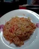 Arroz graneado con lo que encuentres en la heladera