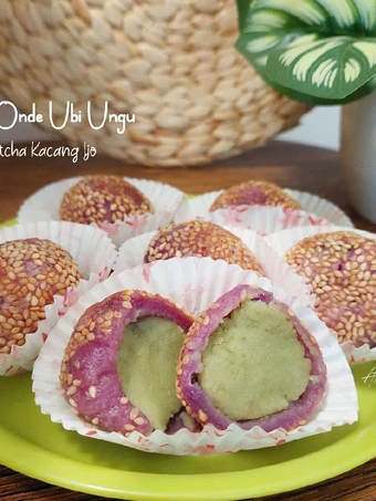 Cara Mudah Membuat Resep Onde Onde Ubi Ungu isi Matcha Kacang Ijo yang Bisa Manjain Lidah Anti Ribet, Mantap