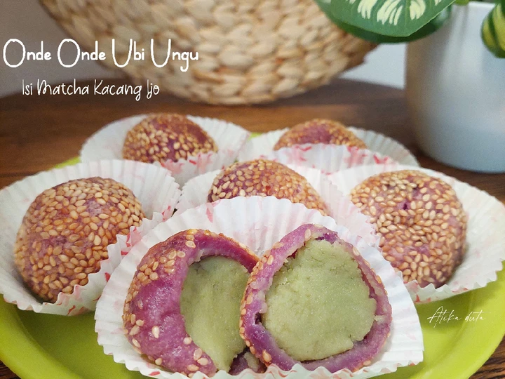 Cara Mudah Membuat Resep Onde Onde Ubi Ungu isi Matcha Kacang Ijo yang Bisa Manjain Lidah Anti Ribet, Mantap