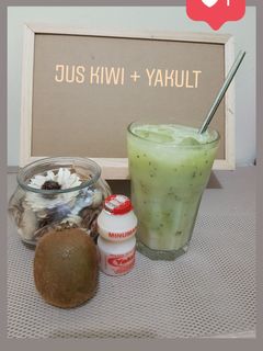 Foto resep Jus Kiwi - Yakult - Healthy Drink