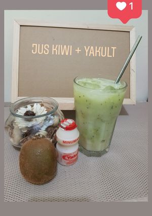 Foto resep Jus Kiwi - Yakult - Healthy Drink