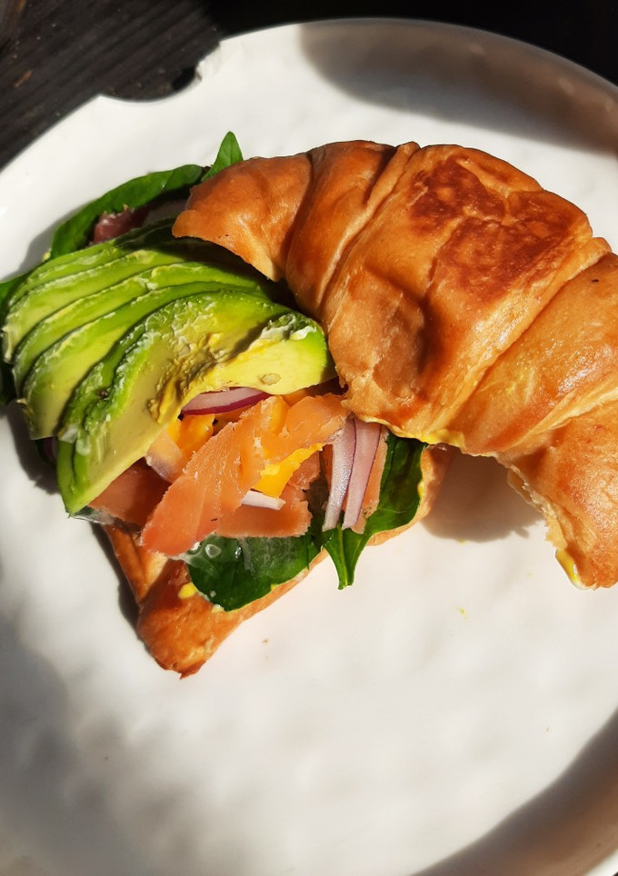 Una foto de Gravlax de Salmón