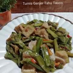 877.Tumis Genjer Tahu Tauco-レシピのメイン写真