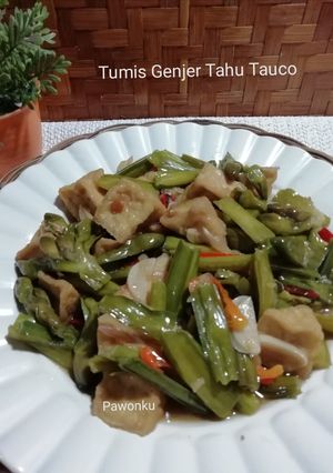 Foto resep 877.Tumis Genjer Tahu Tauco