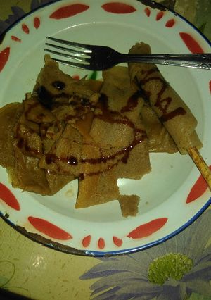 Foto resep Dadar gulung coklat polos😊