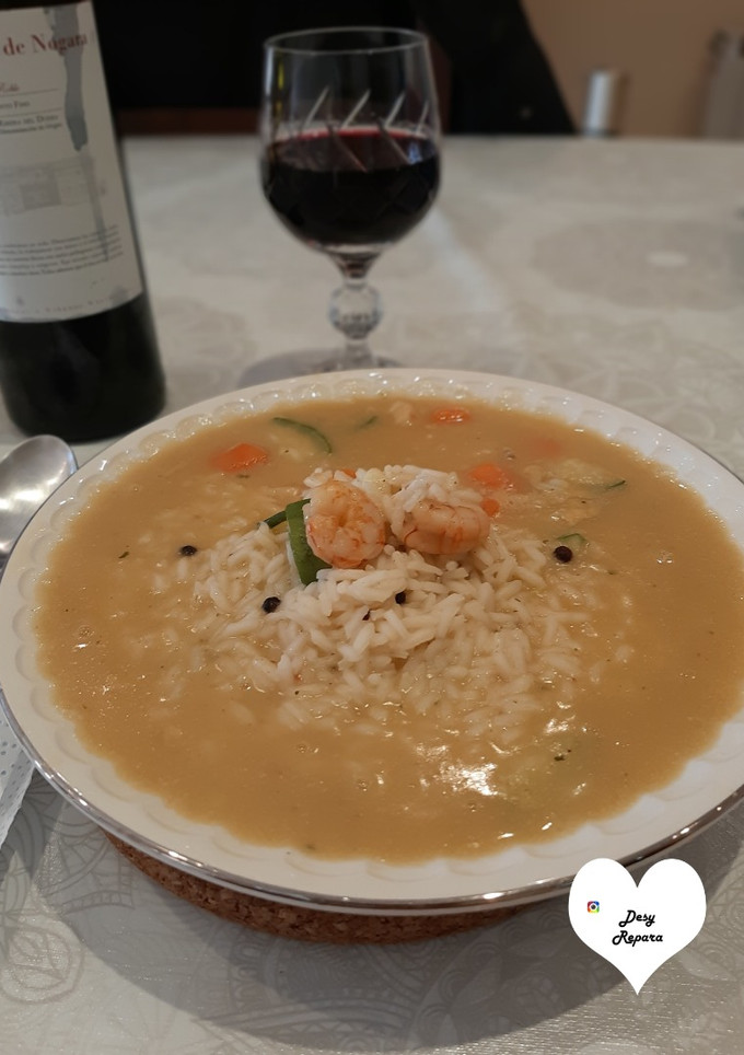 Una foto de Sopa de arroz