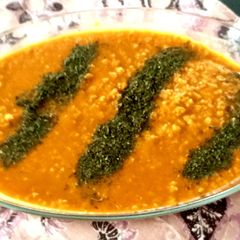 A picture of Simple red lentil curry.