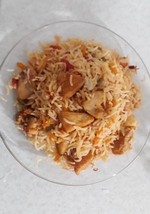 عکسی از دستور استانبولی مرغ