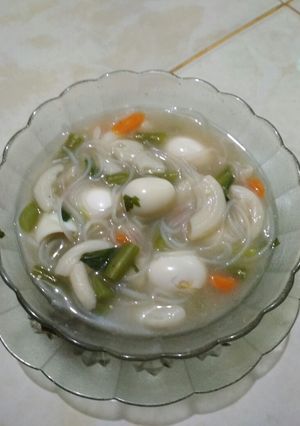 Foto resep Sop Telur Puyuh Makaroni