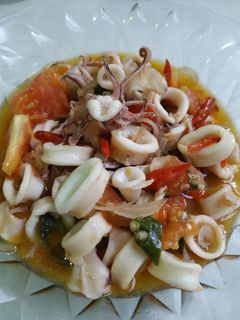 Foto resep Cumi basah saos tiram