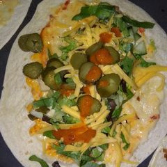 A picture of Chicken wraps.