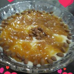 A picture of Khobani ka meetha.