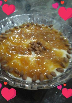 A picture of Khobani ka meetha.