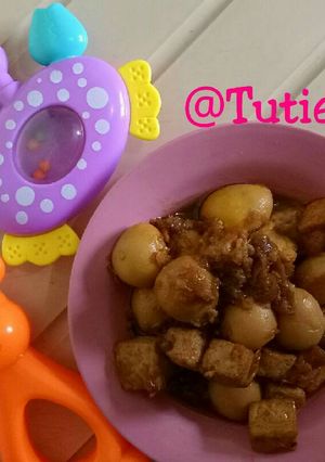 Foto resep Puyuh Tahu Bumbu kecap Mpasi 1,5th