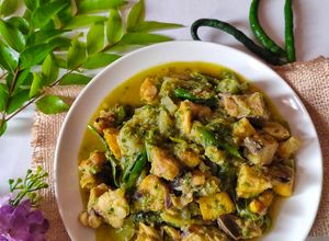 Foto resep Ayam Rica Rica Cabe Ijo(daun kari)