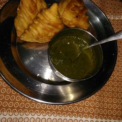 A picture of Strip samose.