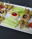 Ensalada de anchoas y caviar