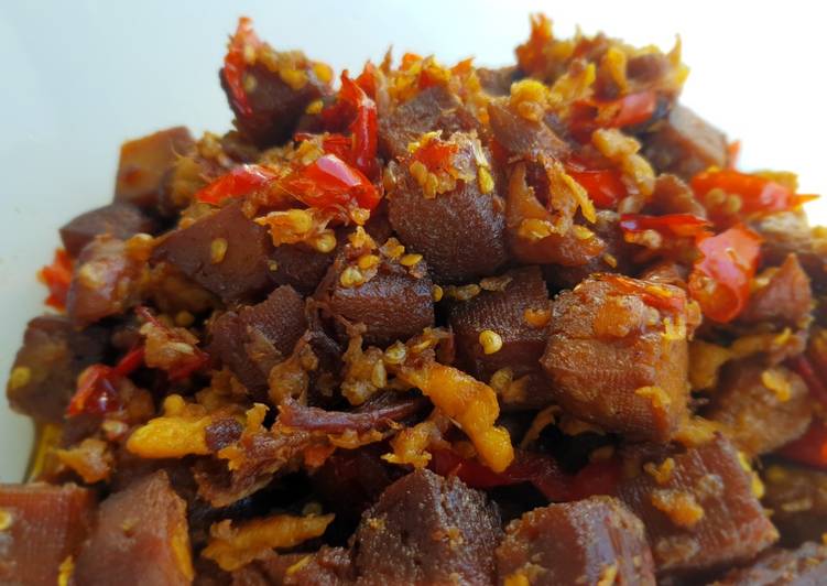 Oseng Tahu Telur Pedas