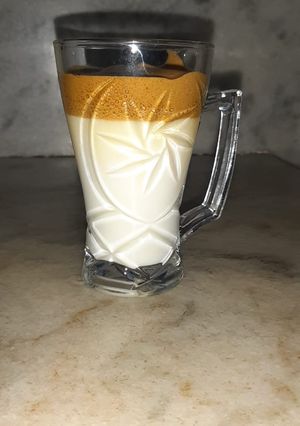 A picture of Dalgona coffee.