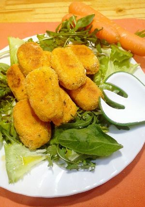 A picture of Carrot Croquettes 🥕.