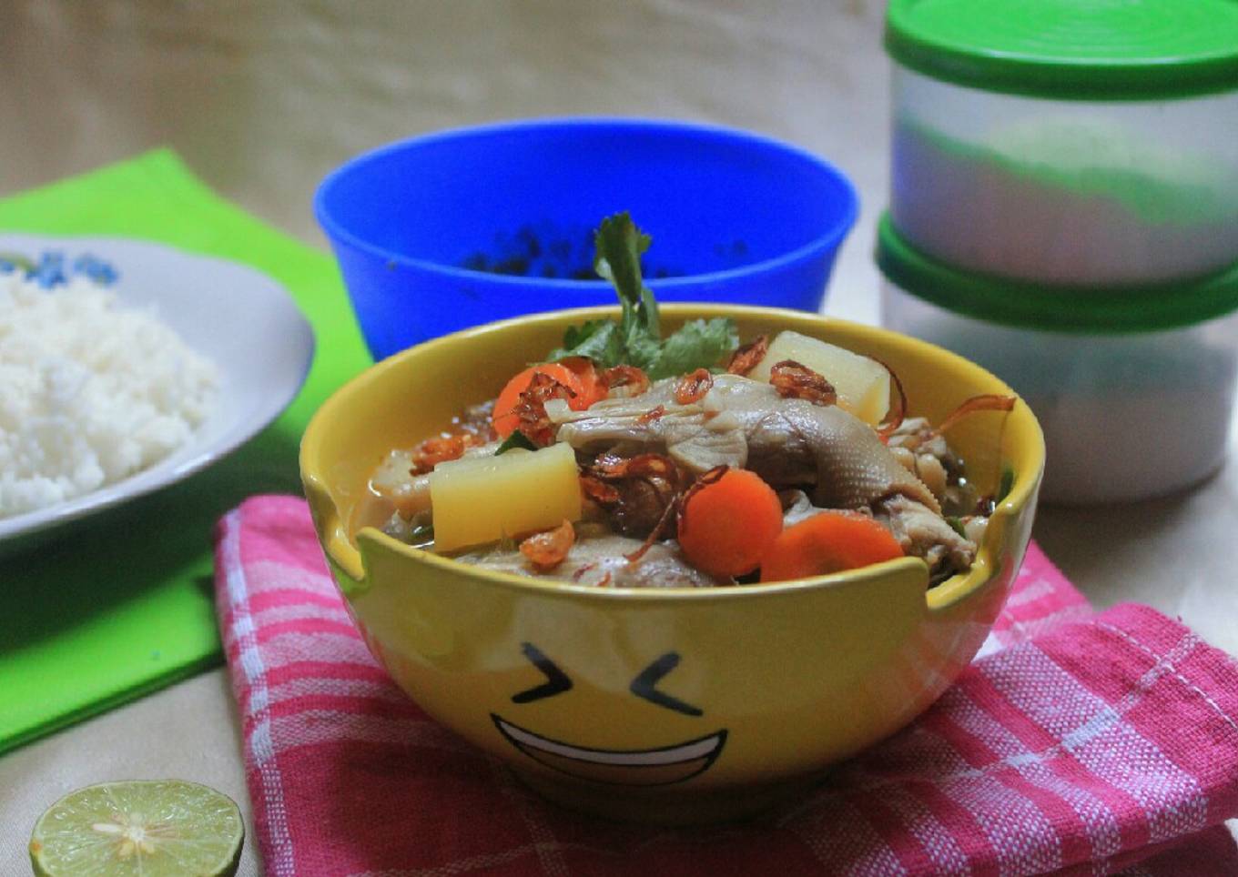 Sop Ceker Kepala Ayam