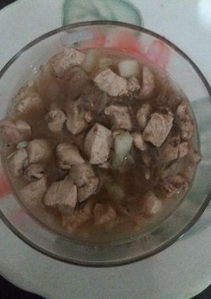 A picture of Chicken soup.
