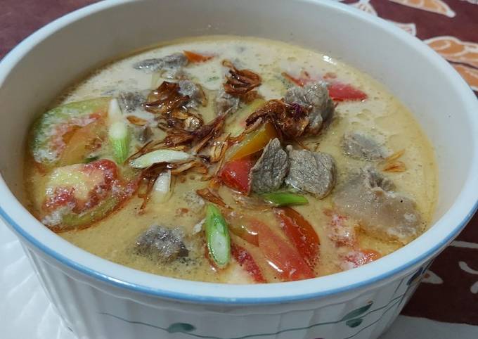 Soto betawi santan susu