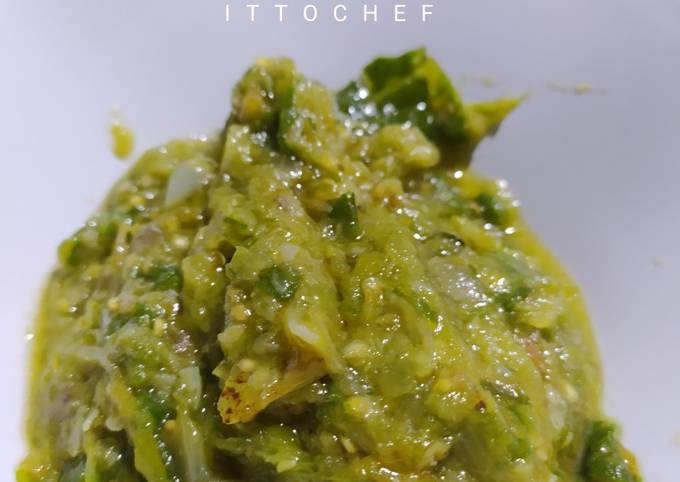 Resep: Sambal cabe hijau Sederhana Dan Enak