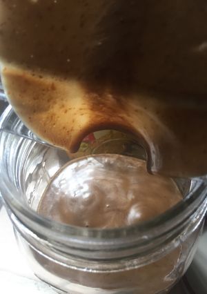 A picture of Balsamic Dijon salad dressing.