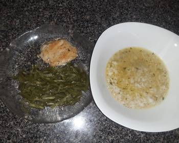 Easy Serving Recipe Buttery rice soup recipe w chicken breast green beans Delicious Nutritious