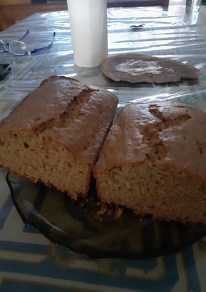 Una foto de Budín de harina integral