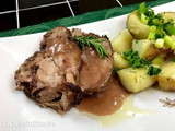 Pierna de cordero asada con romero (al horno)