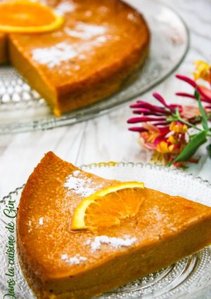 Une photo de Gâteau à la patate douce à l'orange
