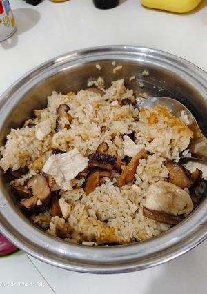 Foto resep Nasi Ayam Jamur