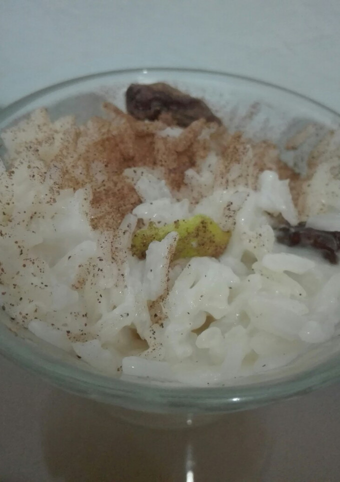 Una foto de Arroz con leche postre fácil y rápido