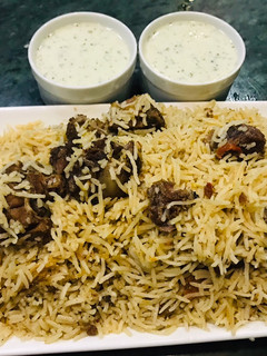 A picture of Beef pulao.