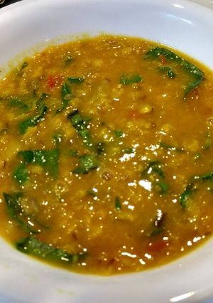 A picture of Squash and Lentil dal #anti-inflamation#.