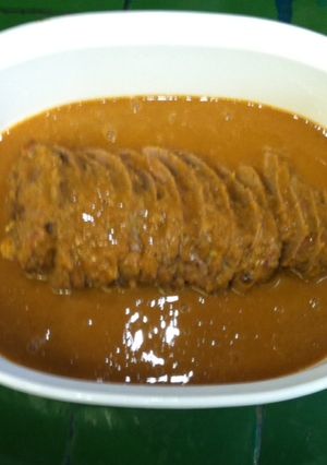 Una foto de Filete con vino y mostaza