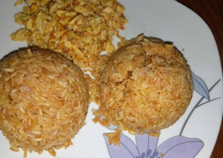 How to Prepare Homemade Brown Rice and Egg sauce
