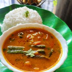 A picture of Bendikai Sambhar.