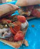 Smashed Meatball Sandwiches