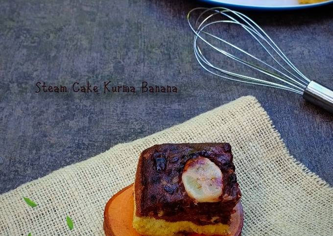 Steam Cake Kurma Banana