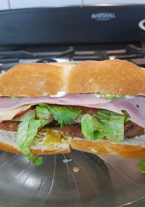 Una foto de Sándwich de milanesas