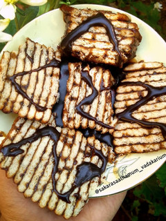 சாக்கோ லேயர் மேரி கோல்ட் பிஸ்கெட் டெசர்ட் - (Choco layer biscuit dessert recipe in tamil) செய்முறை முக்கிய புகைப்படம்