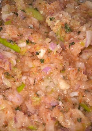 कैरी प्याज़ की चटनी (keri pyaz ki chutney recipe in Hindi) रेसिपी मुख्य फोटो